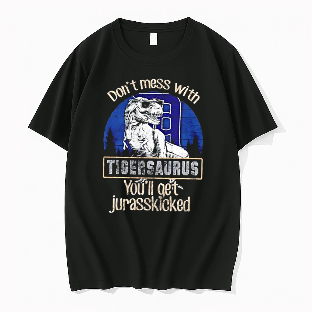 Detroit Tigers Dont Mess With Tigersaurus Youll Get Jurasskicked Shirts