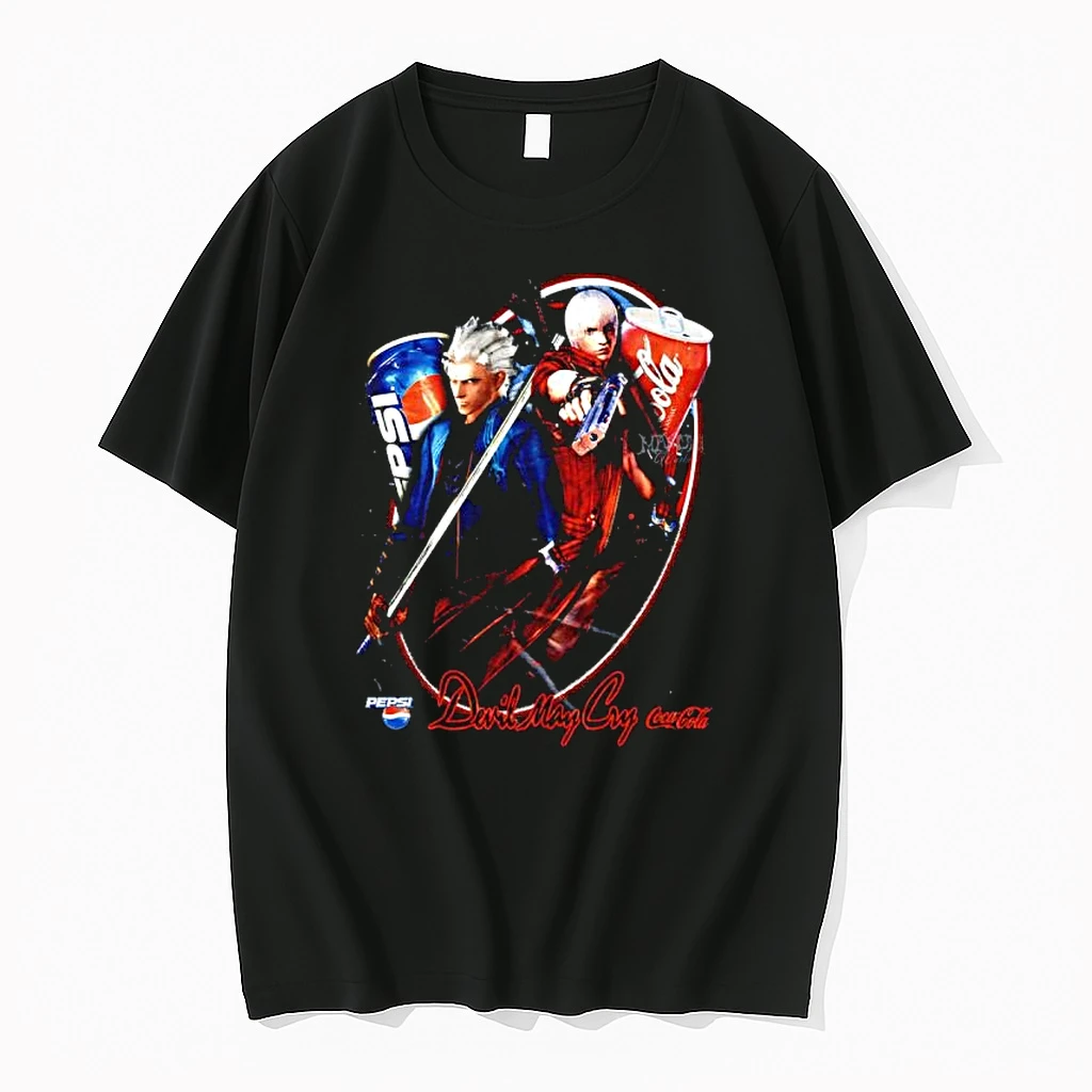 Devil May Cry Pepsi And Coca Cola Graphic Shirts