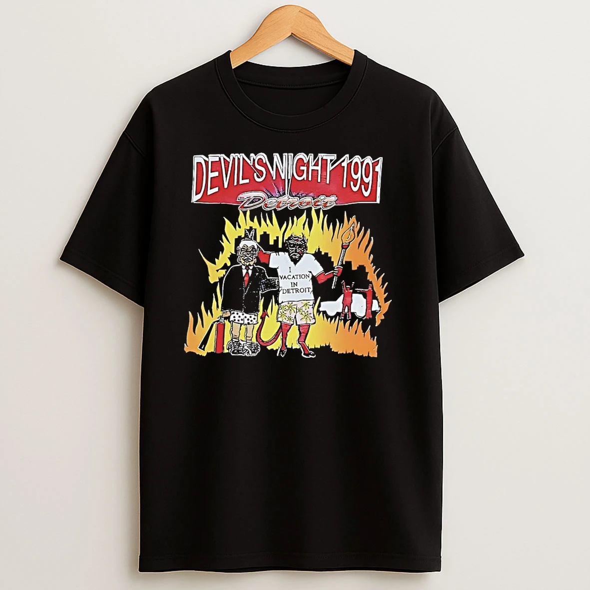 Devils Night 1991 Detroit Vintage T Shirts