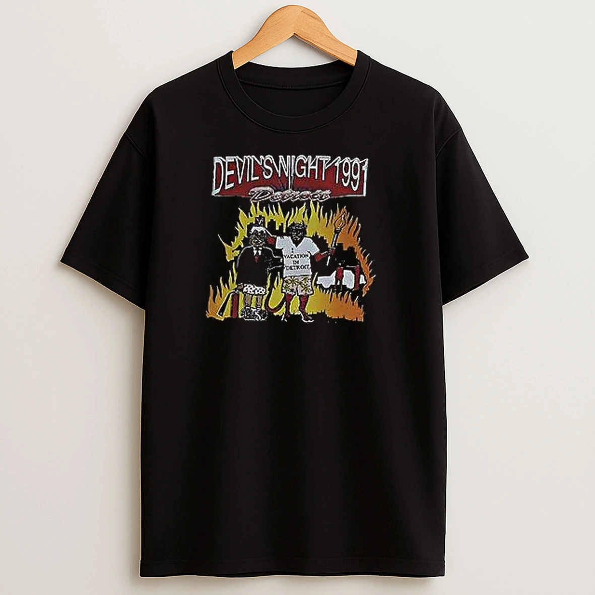 Devils Night Detroit Vintage 90s T Shirts