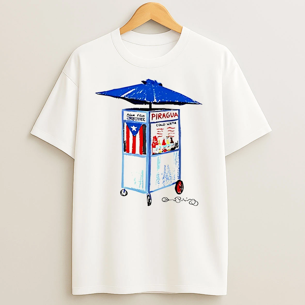 Devon Rodriguez Puerto Rico Piragua Cart T Shirts
