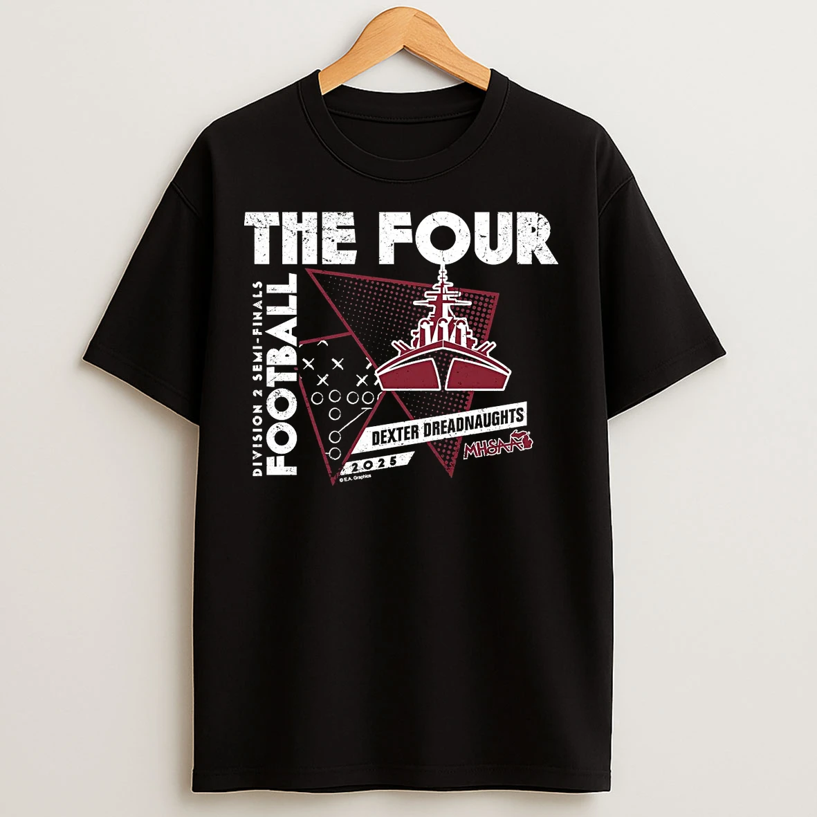 Dexter Dreadnaughts 2025 D2 Semifinals The Four T Shirts
