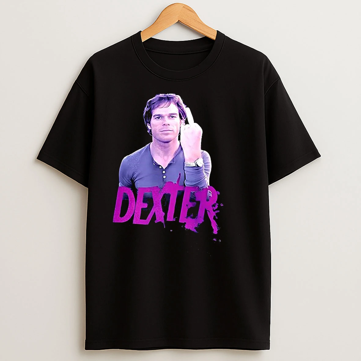 Dexter Morgan Middle Finger T Shirts