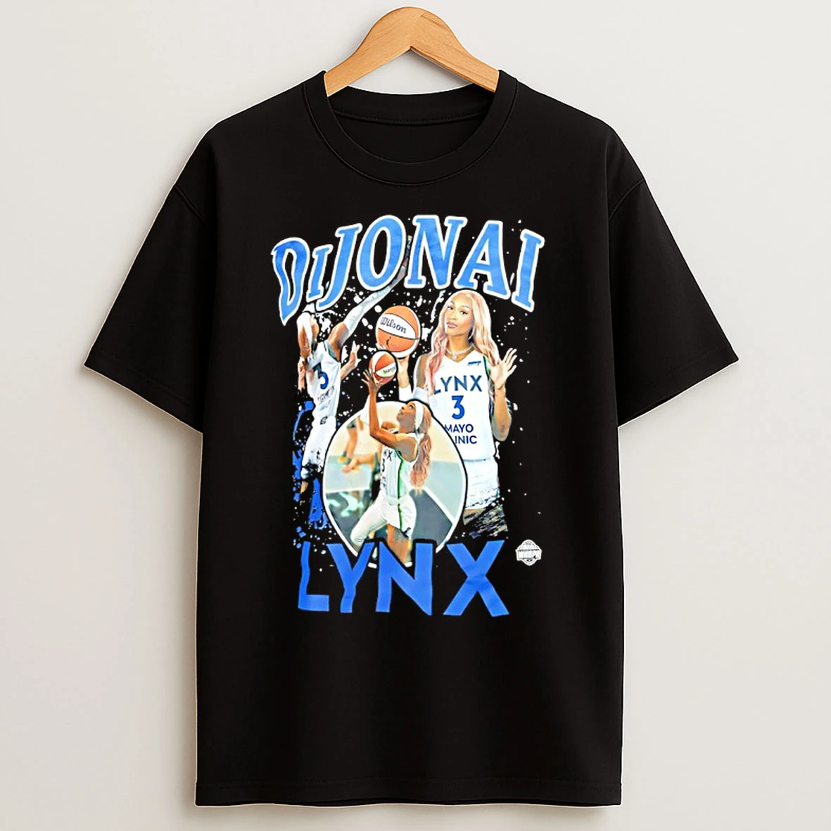 Dijonai Carrington Minnesota Lynx Wnba Crossroads 90s Bootleg T Shirts