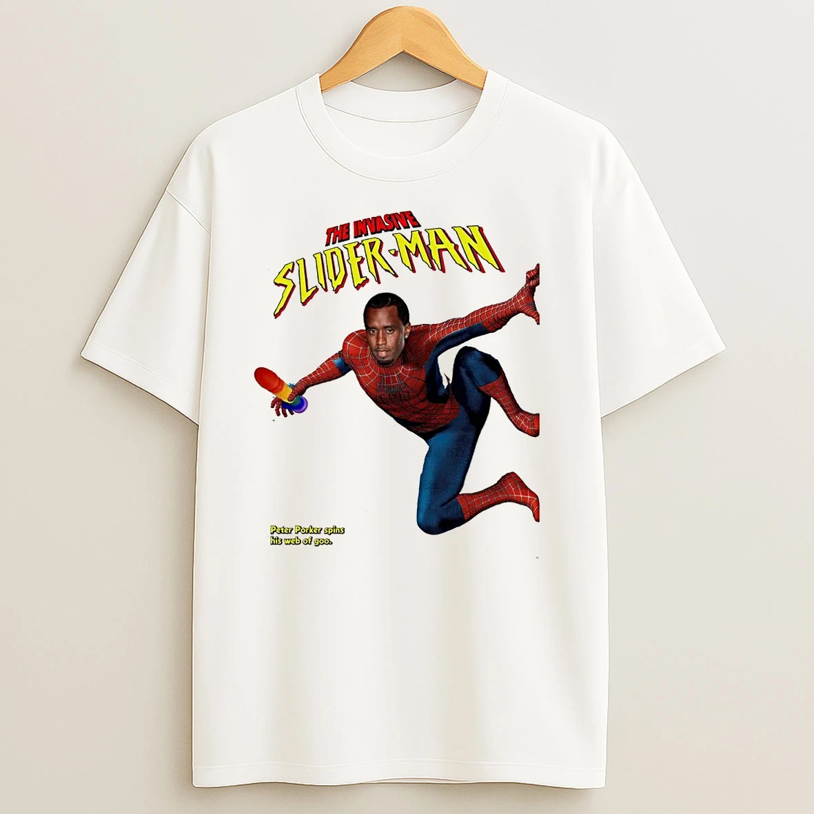 Diddy The Invasive Slider Man Peter Porker Spins Hhis Web Of Goo T Shirts