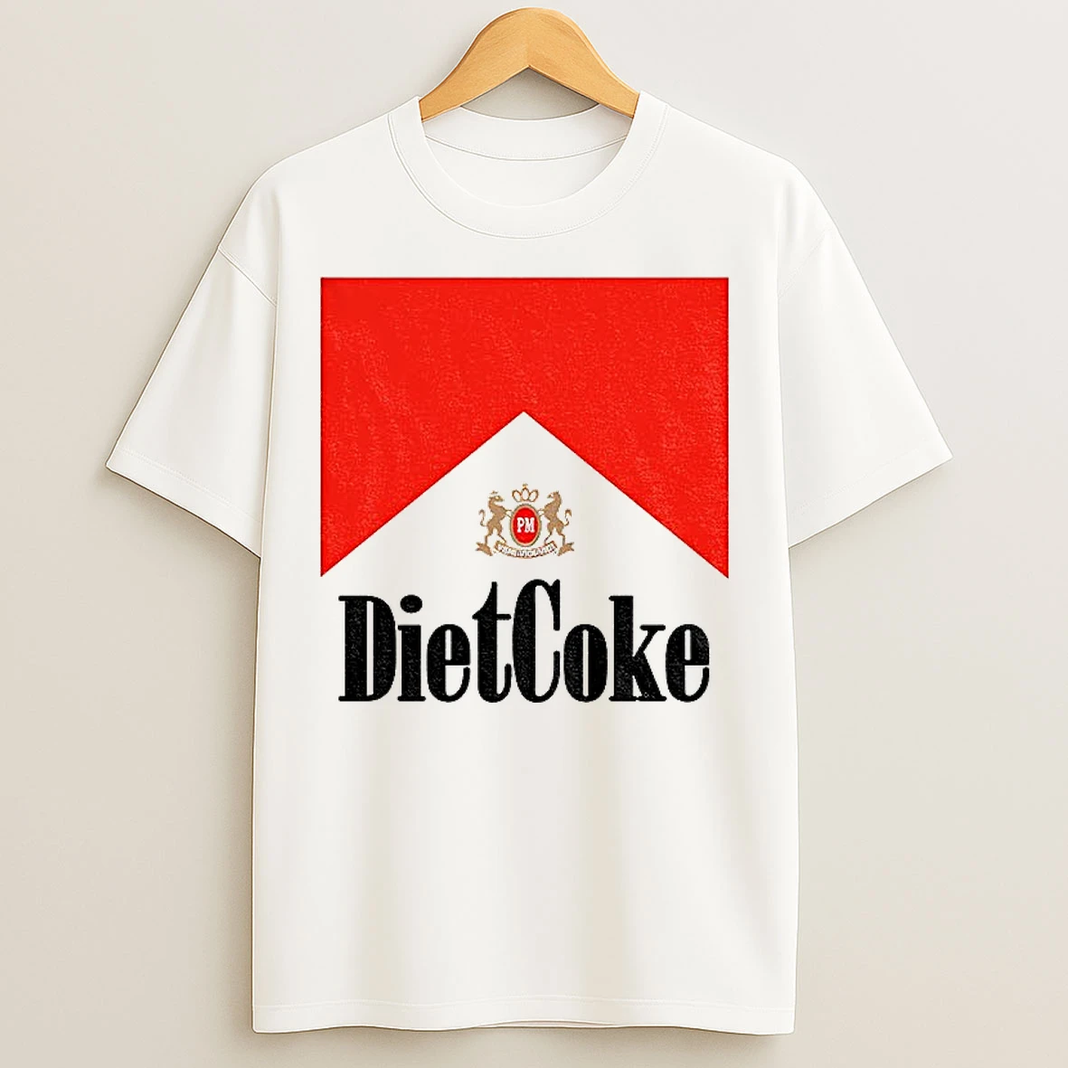 Diet Cigs Diet Coke Marlboro Logo Parody T Shirts