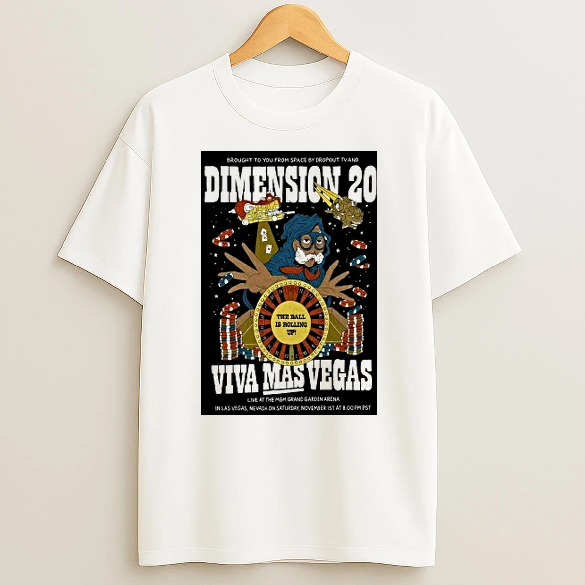 Dimension Viva Mas Vegas The Ball Is Rolling Up Tour 2025 Shirts