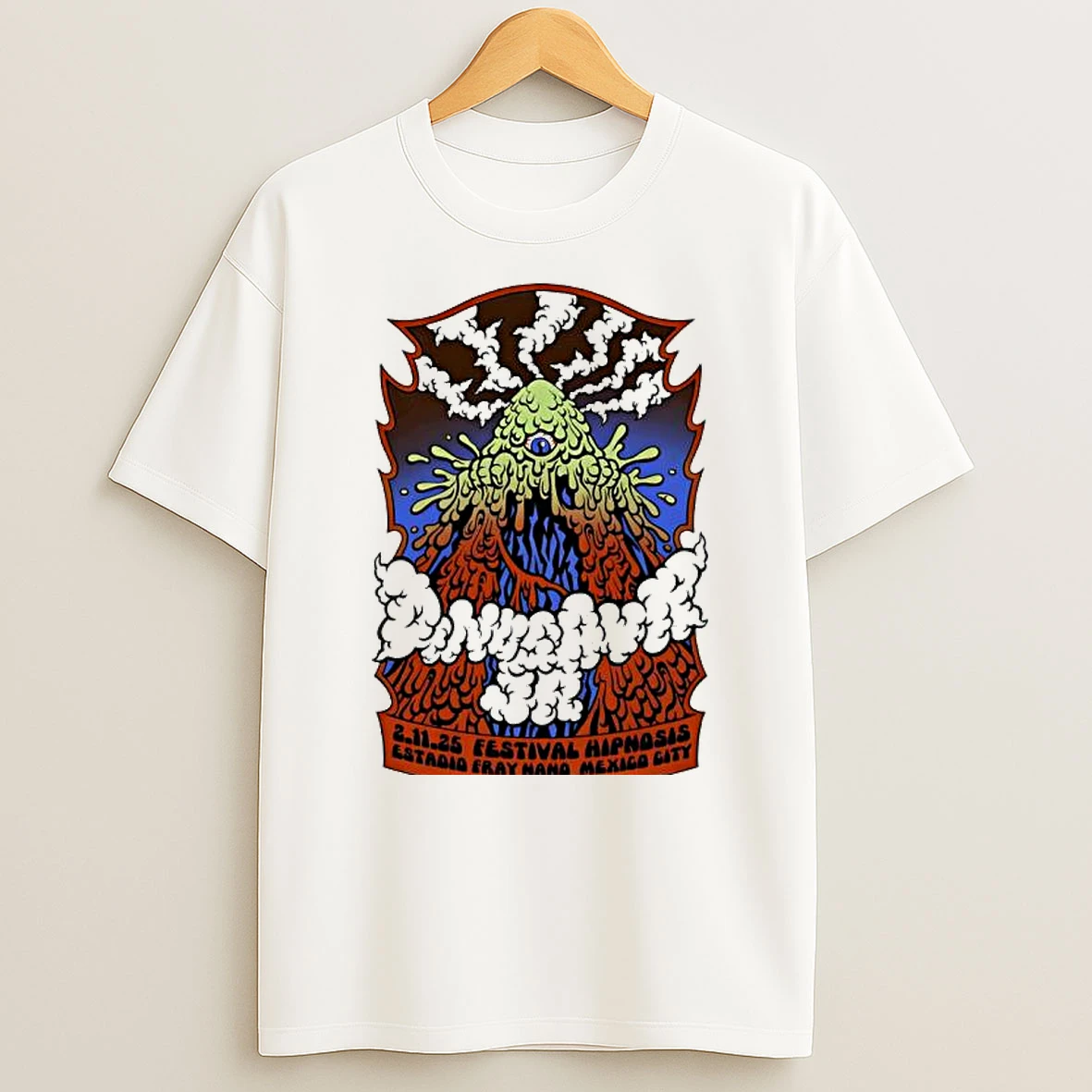 Dinosaur Jr At Hipnosis Festival 2025 Estadio Fray Nano Mexico City Shirts