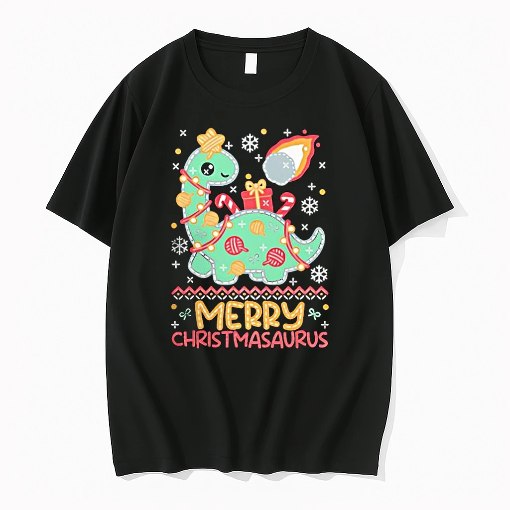Dinosaur Merry Christmasaurus Ugly Christmas Shirts