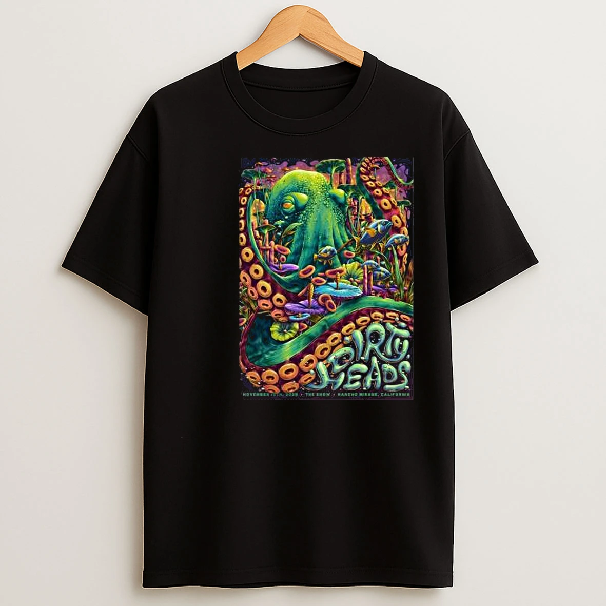 Dirty Heads Rancho Mirage Event On November 15 2025 Circle Black T Shirts