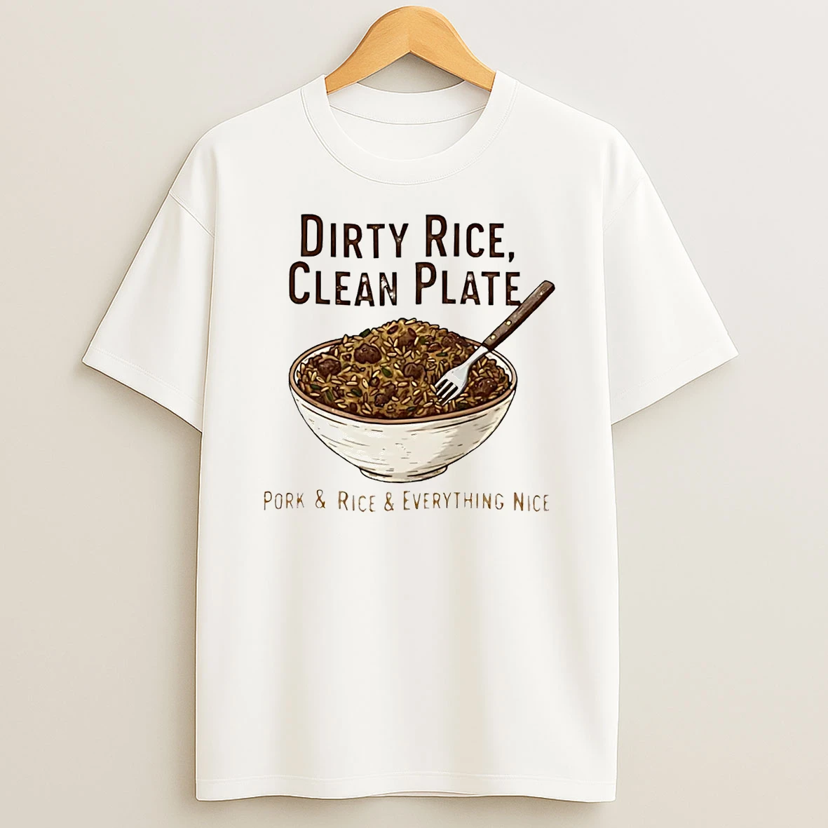 Dirty Rice Clean Plate Pork And Rice Everything Nice Shirts