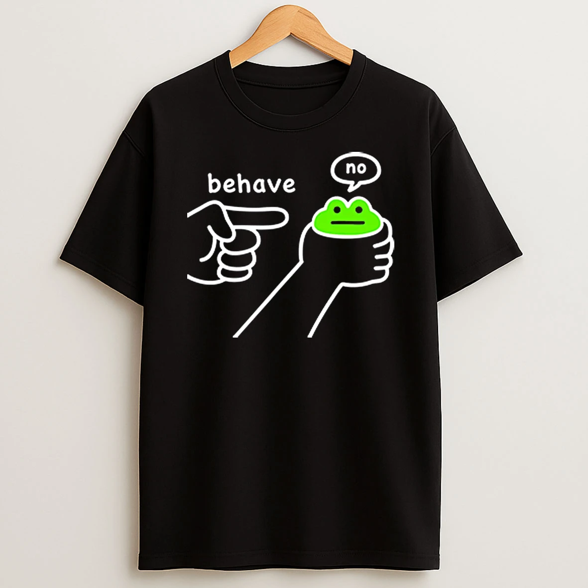 Dishonest Frog Funny Frog Meme Behave No Shirts