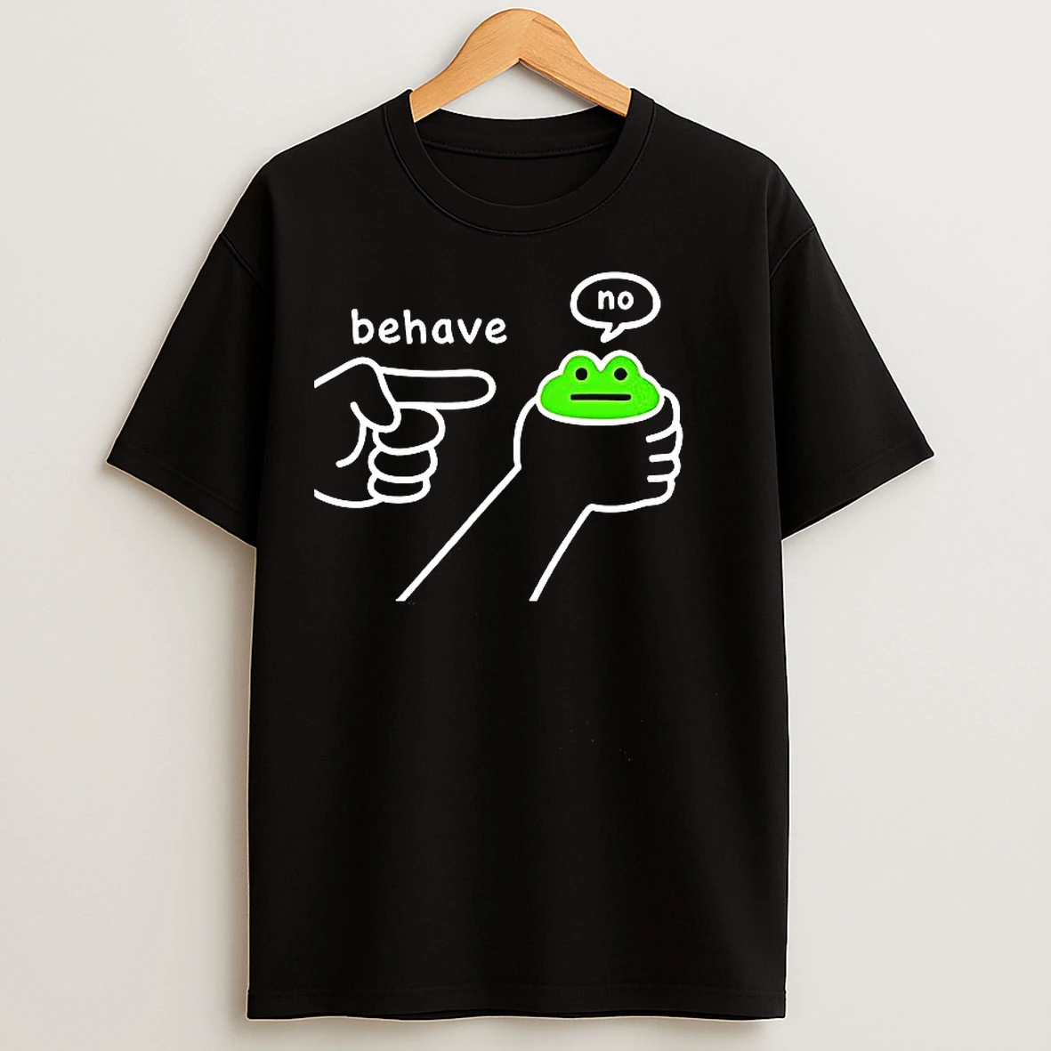 Dishonest Frog Meme Behave No T Shirts