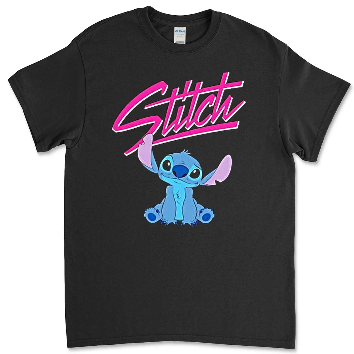 Disney Stitch Script Cartoon Cute Premium Shirt Sweater