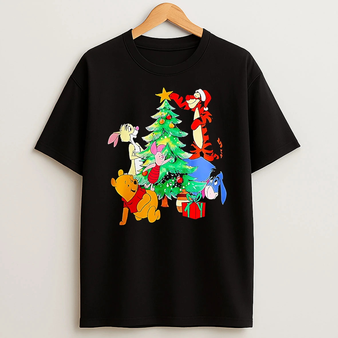 Disney Winnie The Pooh Holiday Light Up Cartoon 2025 Shirts