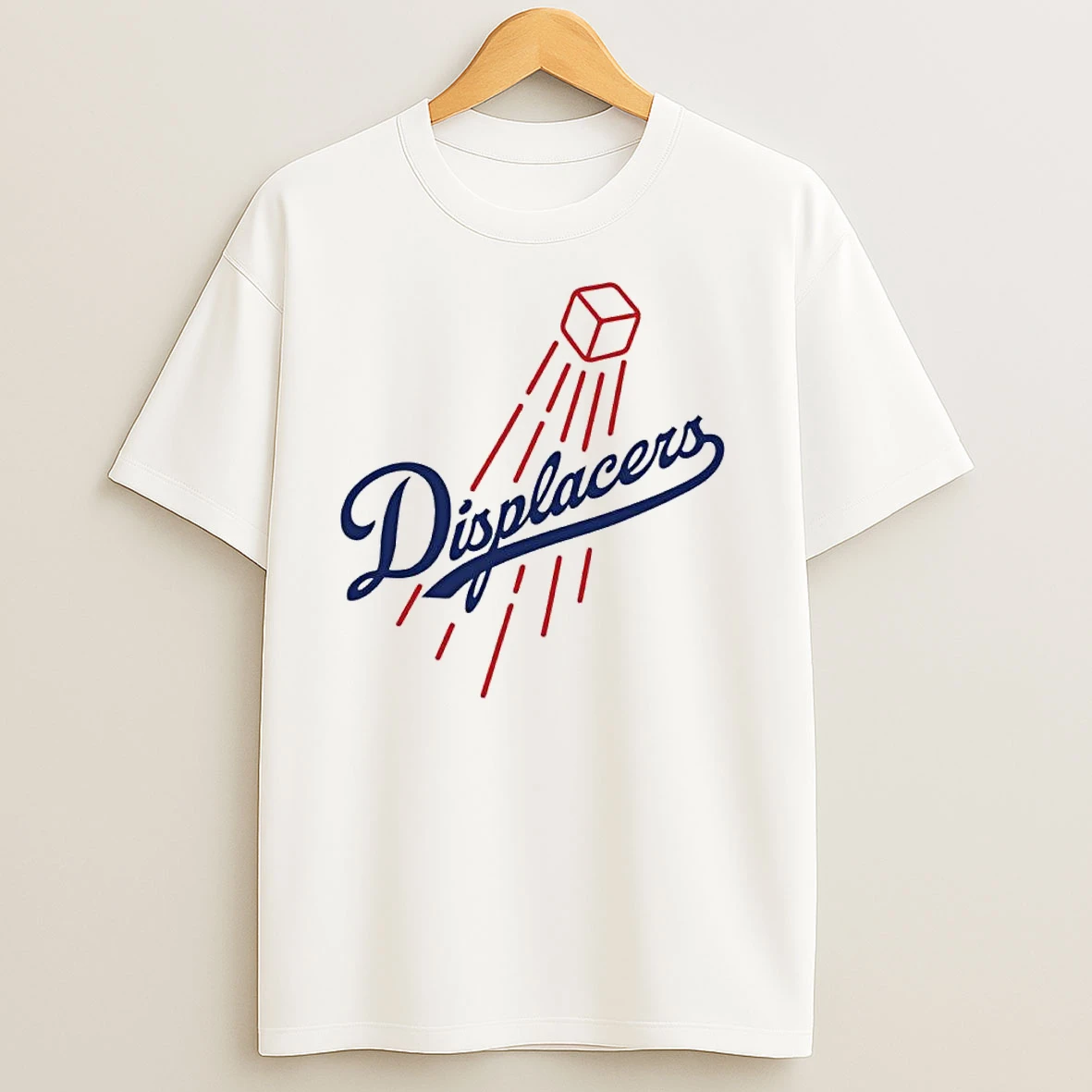 Displacers Los Angeles Dodgers Parody Logo T Shirts