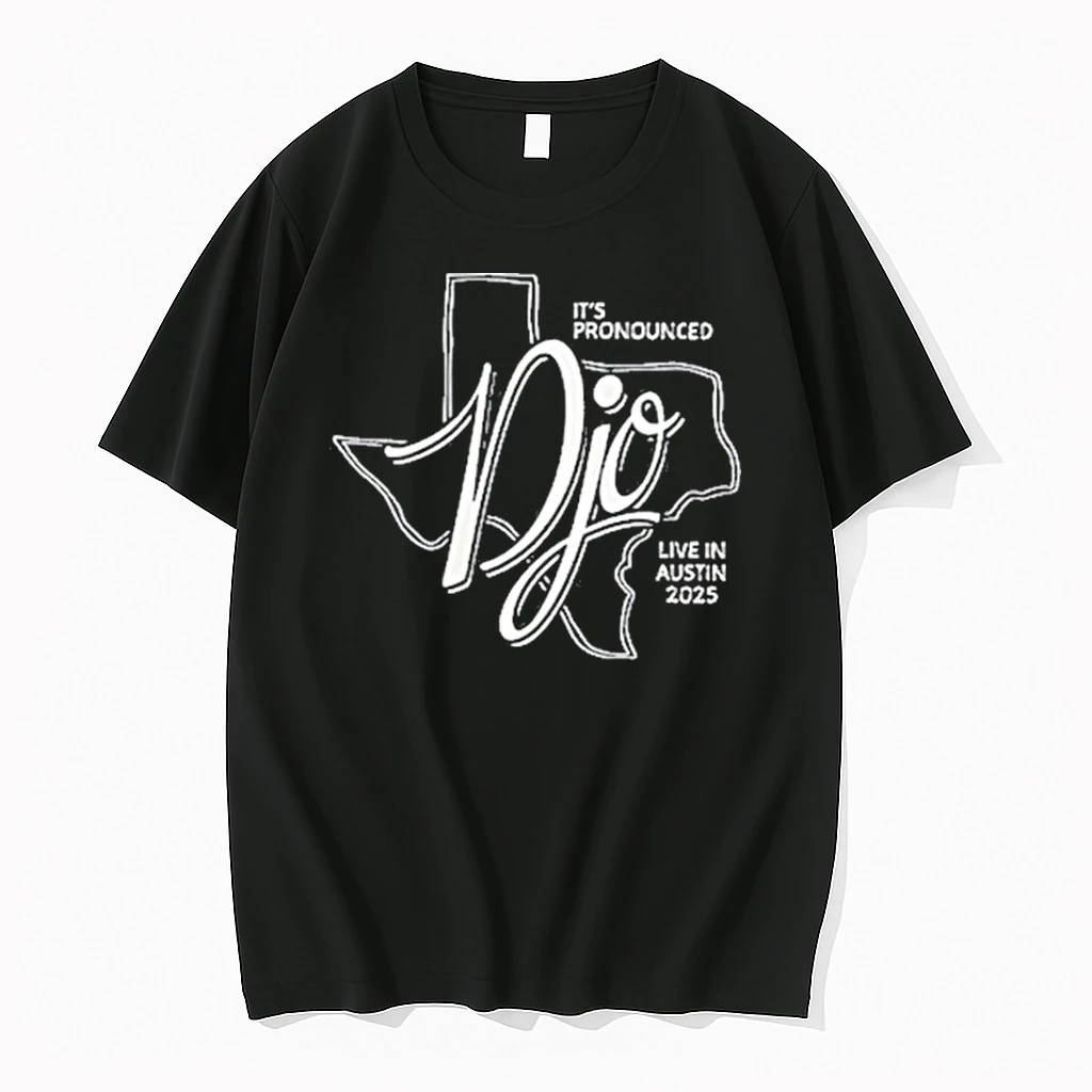 Djo Its Pronounced Djo Live In Austin 2025 Map Shirts