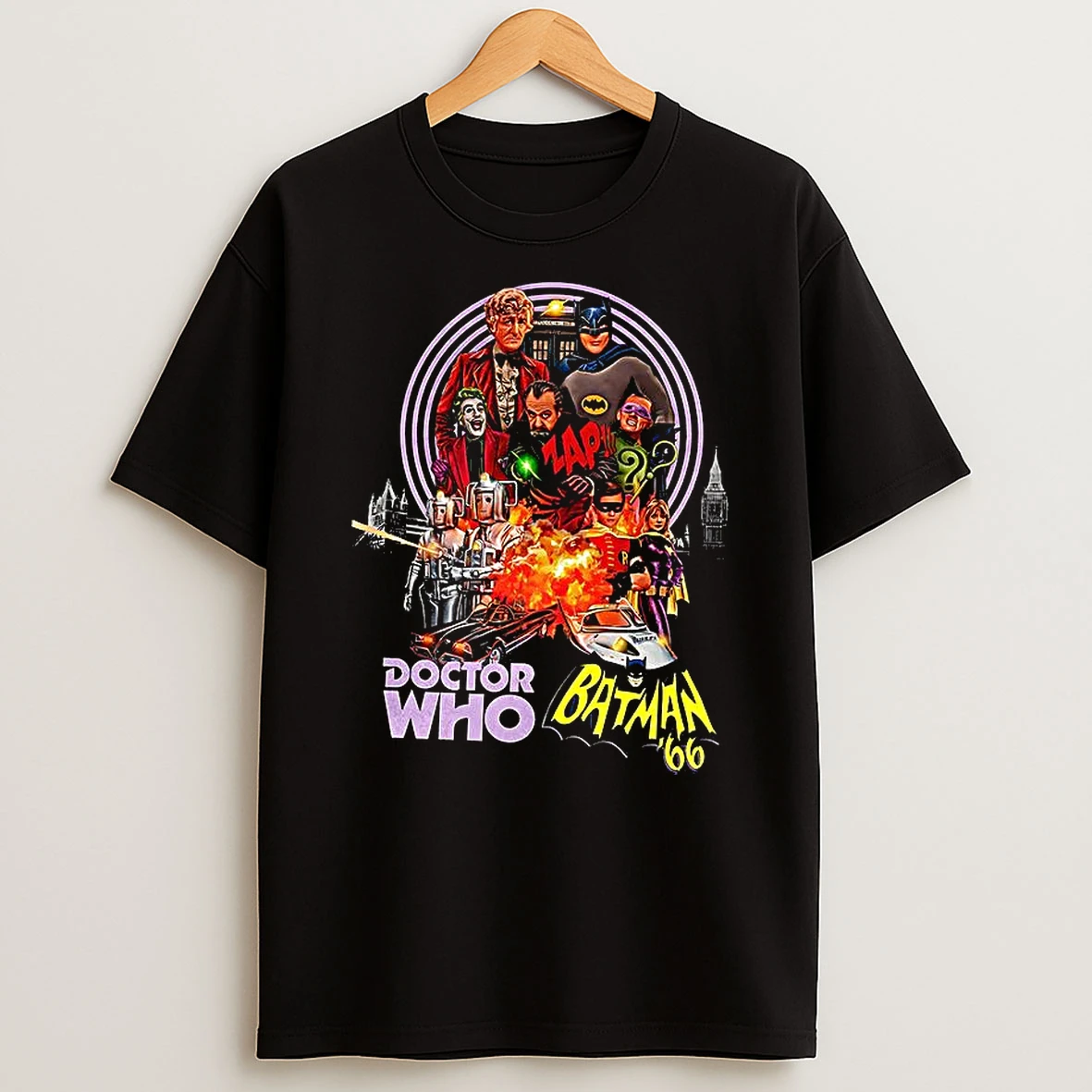 Doctor Who X Batman 66 Tv Series Shirts