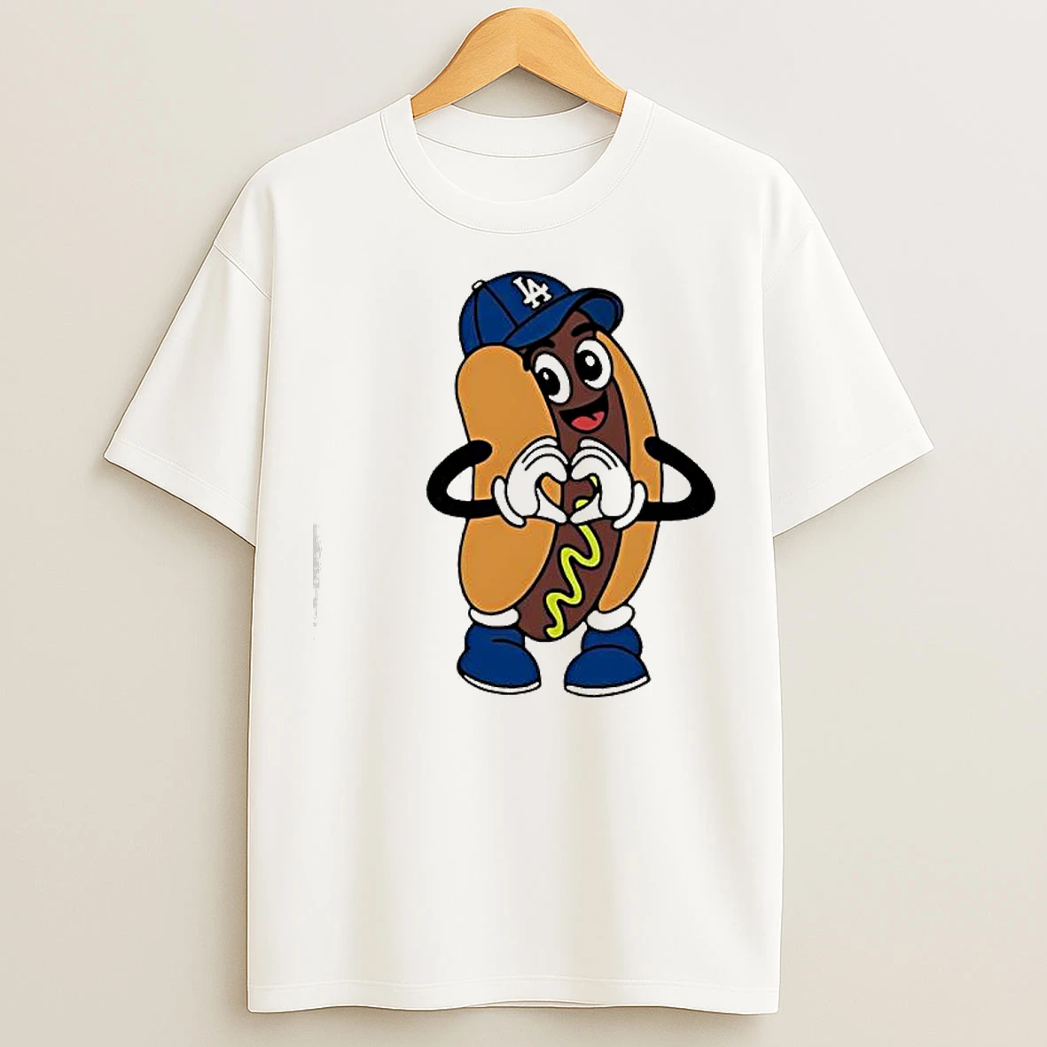 Dodger Dog Hot Dog The Los Angeles Dodgers T Shirts