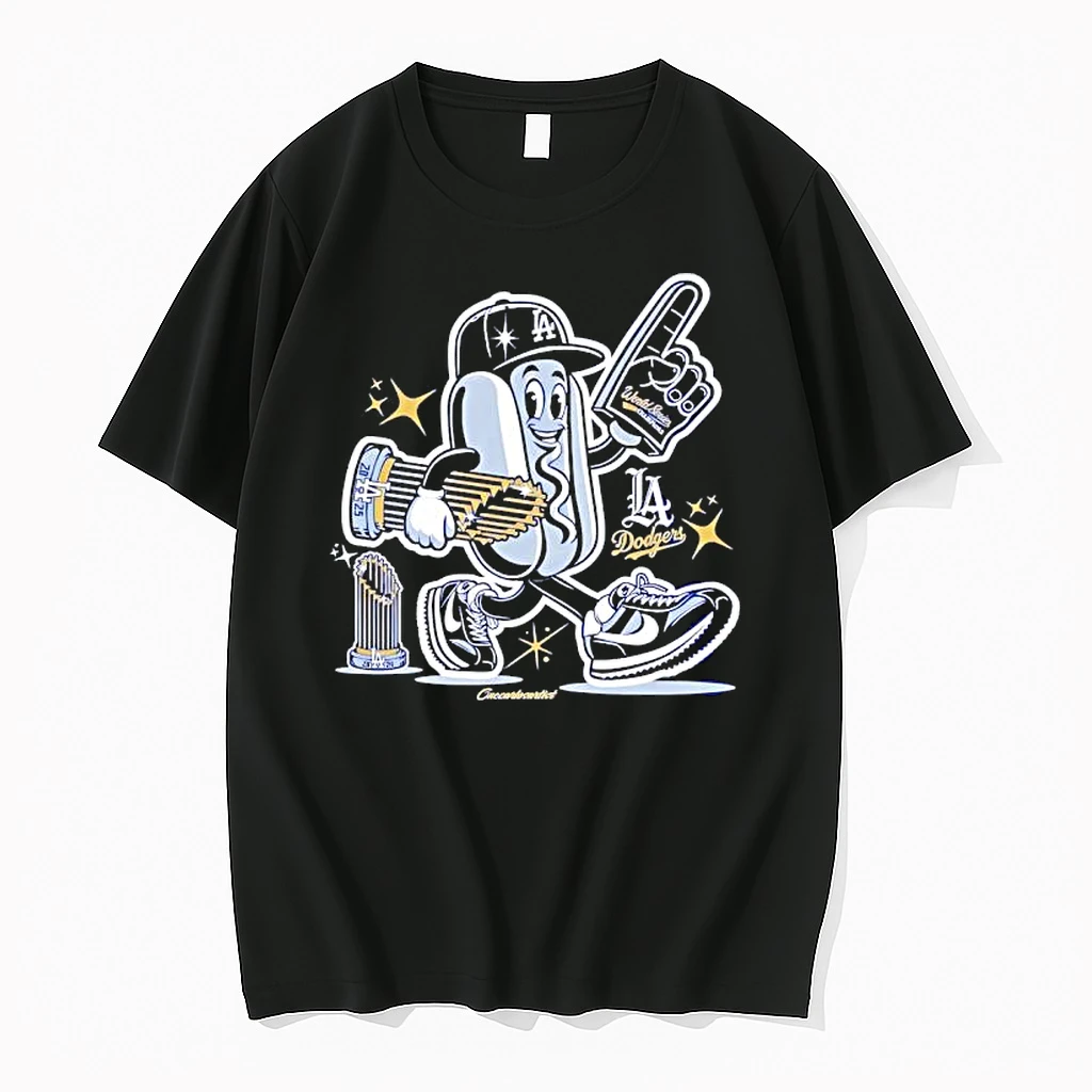 Dodger Dog Hot Dog X Los Angeles Dodgers World Series Win Shirts