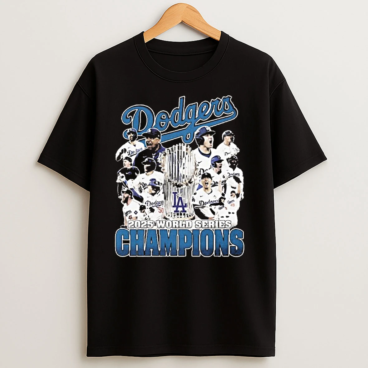 Dodgers 2025 World Series Champions Player Cup Champions T Shirts