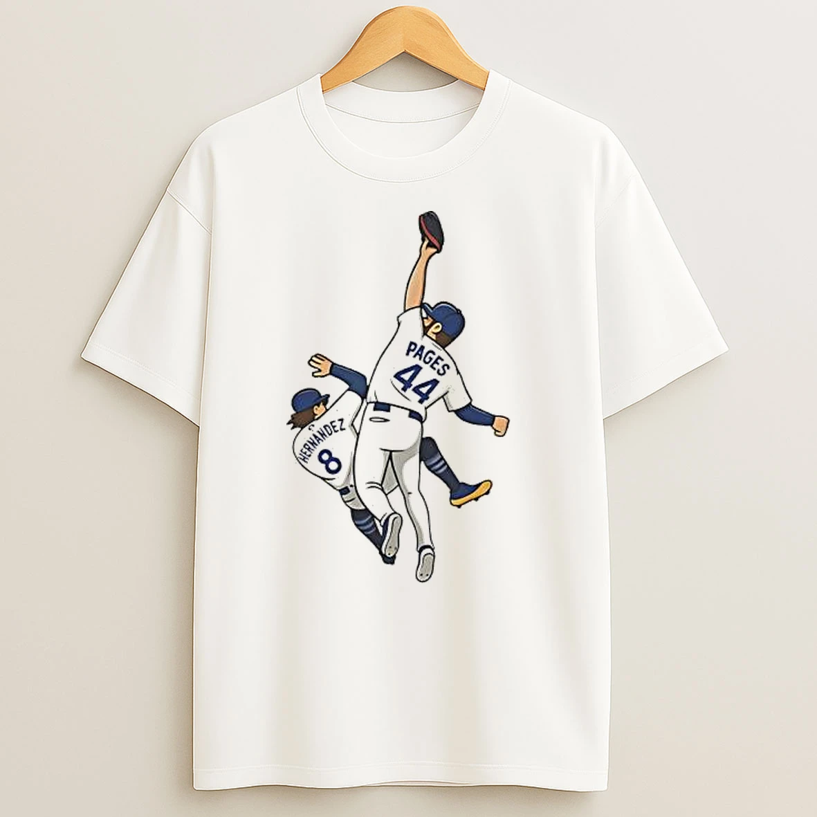 Dodgers Andy Pages Kike Hernandez 9th Inning Catch World Series T Shirts