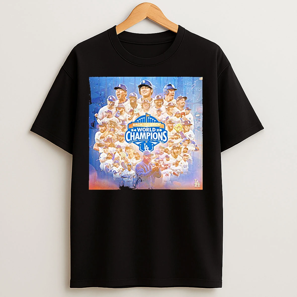 Dodgers Are Back To Back World Series Champions 2024 2025 T Shirts