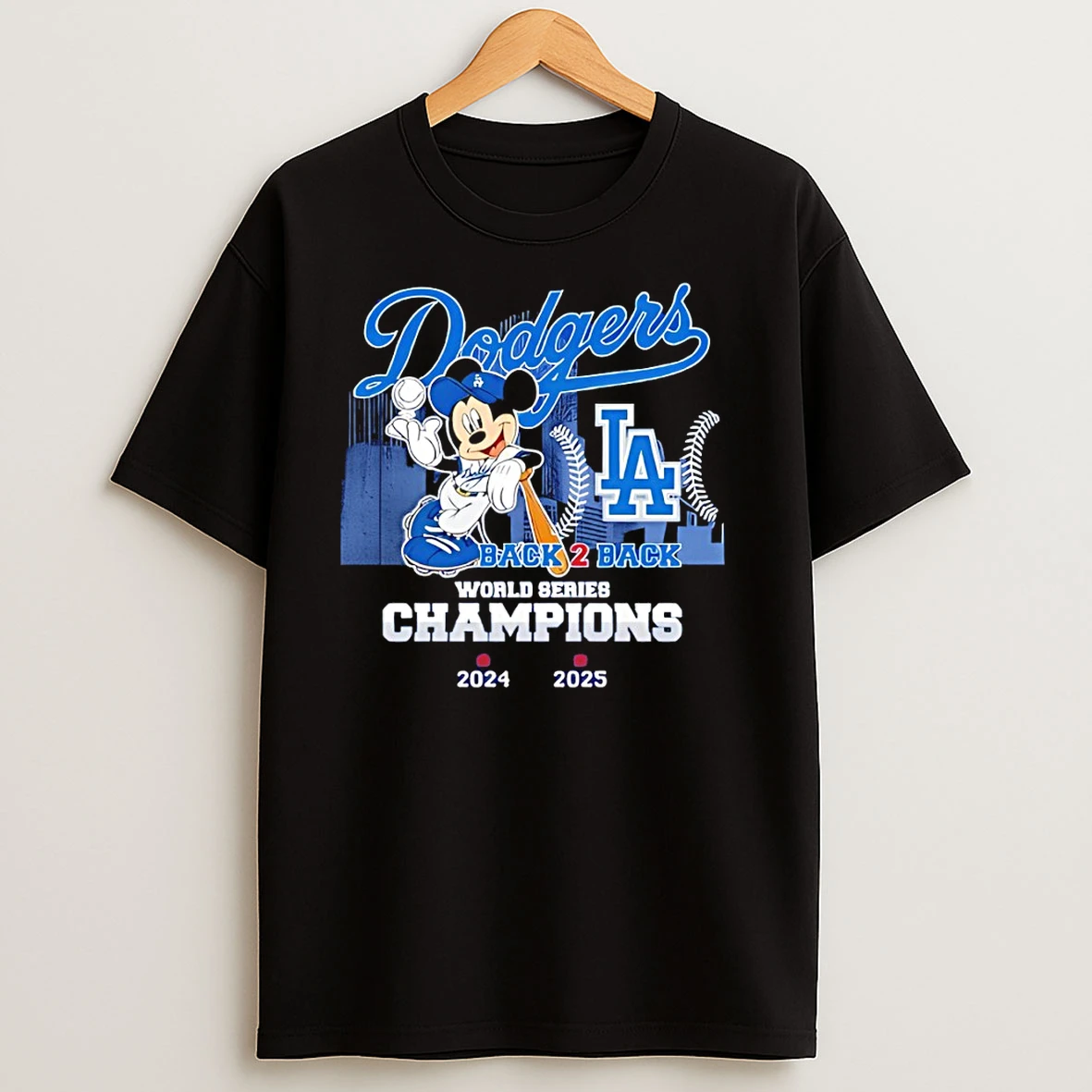 Dodgers Back 2 Back World Series Champions 2024 2025 T Shirts