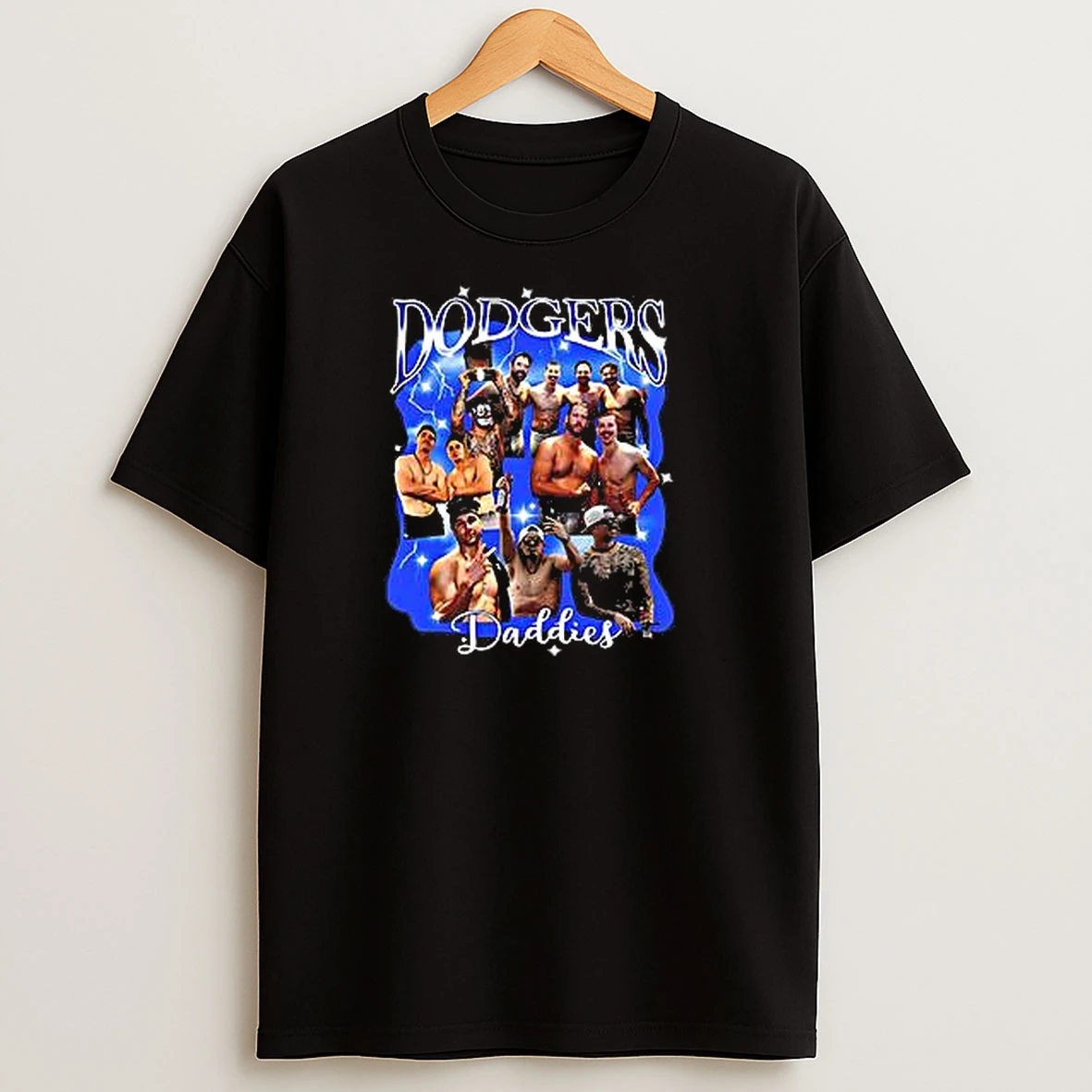 Dodgers Daddies Baseball T Shirts
