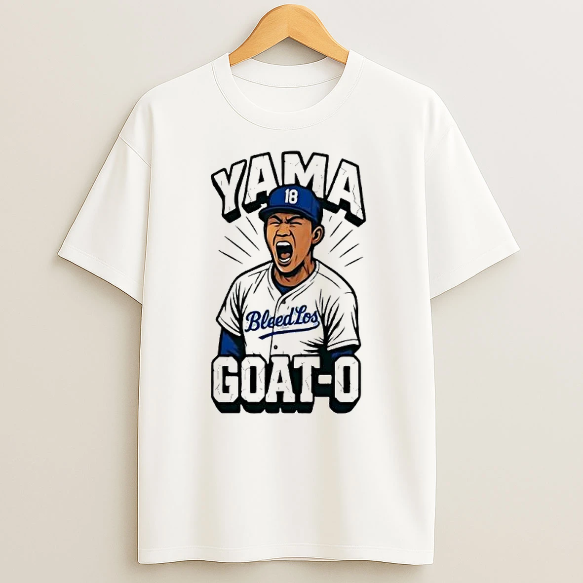 Dodgers Yoshinobu Yama Goat O Shirts
