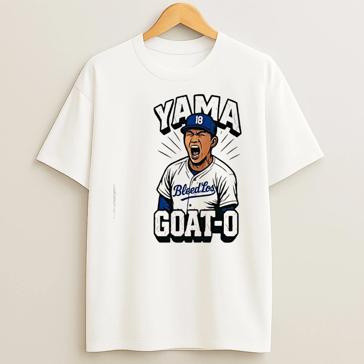 Dodgers Yoshinobu Yama Goat O T Shirts