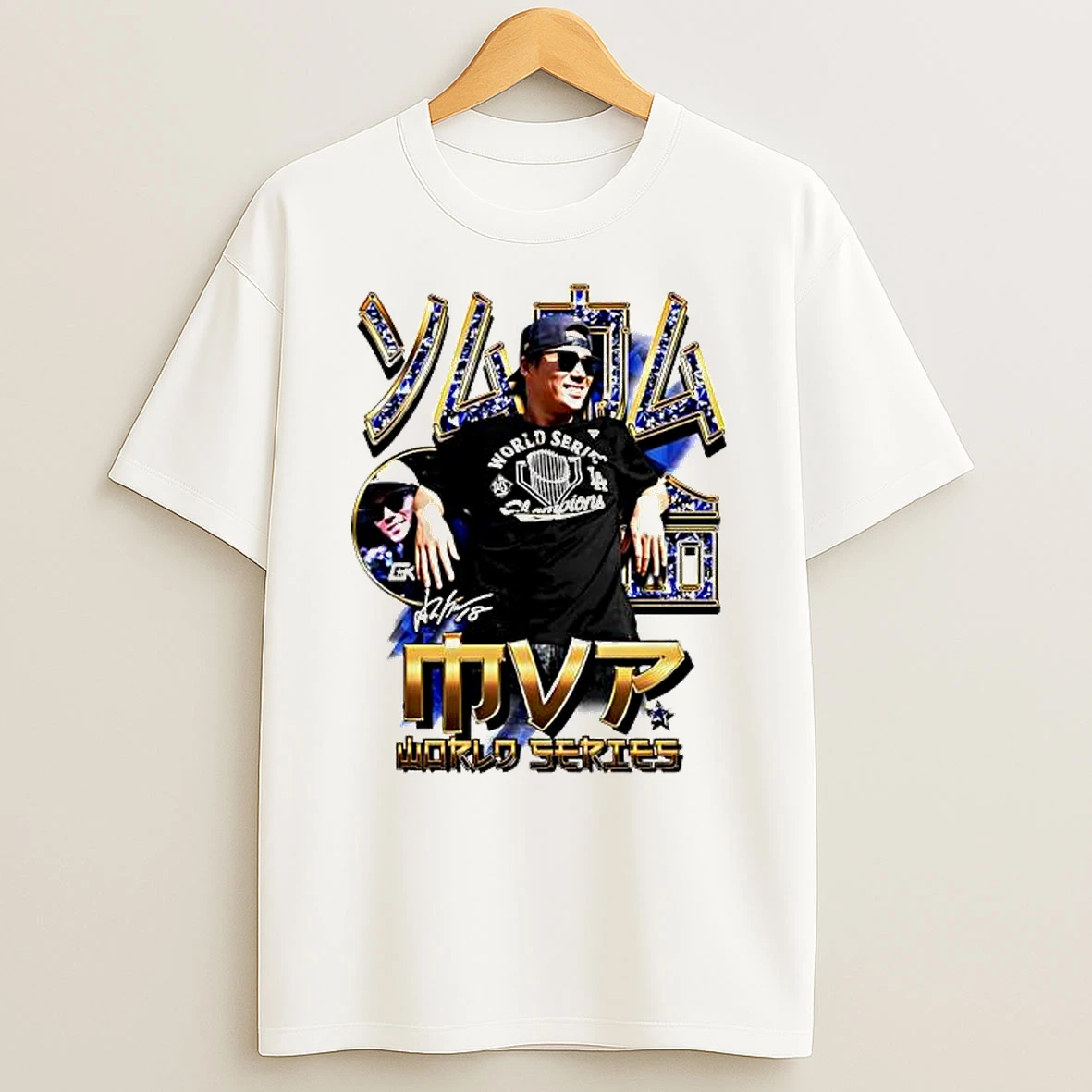 Dodgers Players Yama Mvp Signature Graphic Shirts