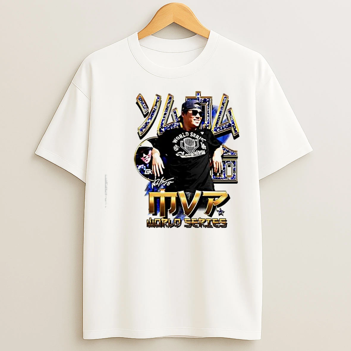 Dodgers Players Yama Mvp Signature Graphic T Shirts