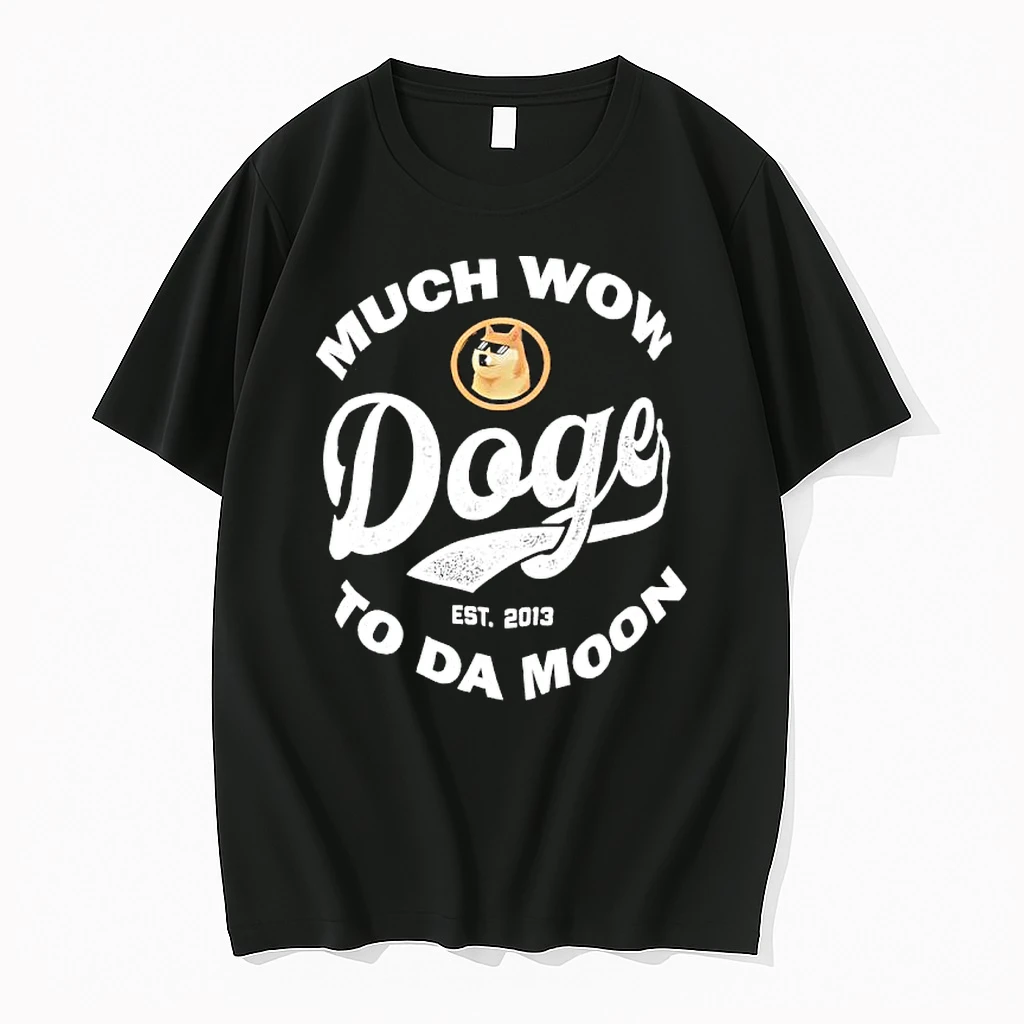 Dogecoin Much Wow Doge To Da Moon Shirts