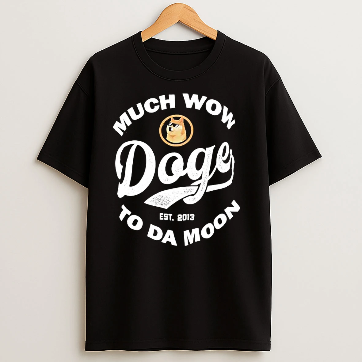 Dogecoin Much Wow Doge To Da Moon T Shirts