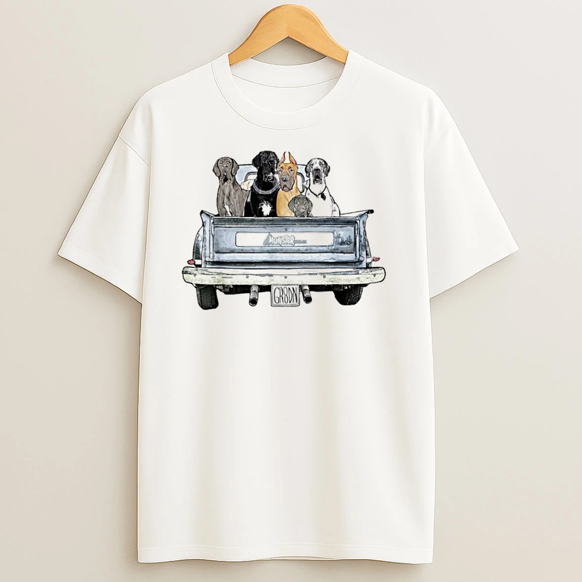 Dogs Car Monster Mutts Gr8nd T Shirts