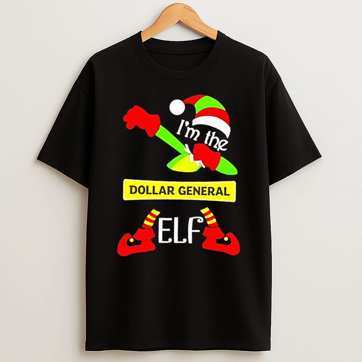 Dollar General Im The Elf Dabbing Merry Christmas Shirts