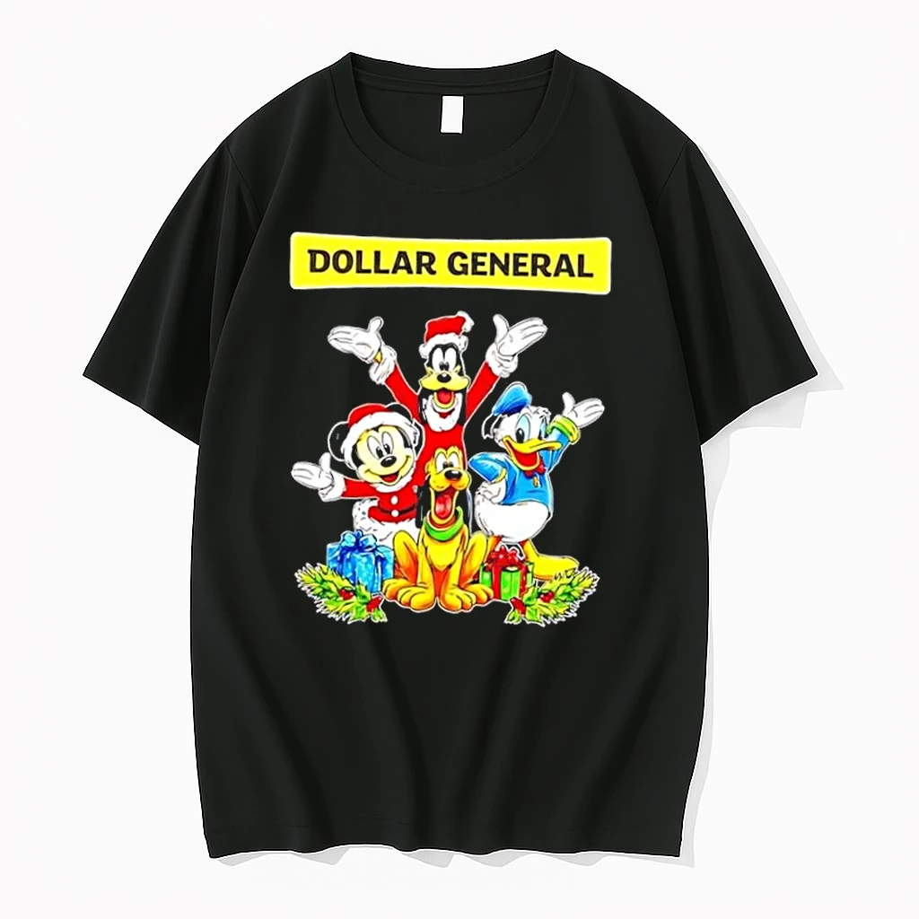Dollar General X Team Mickey Merry Christmas Shirts