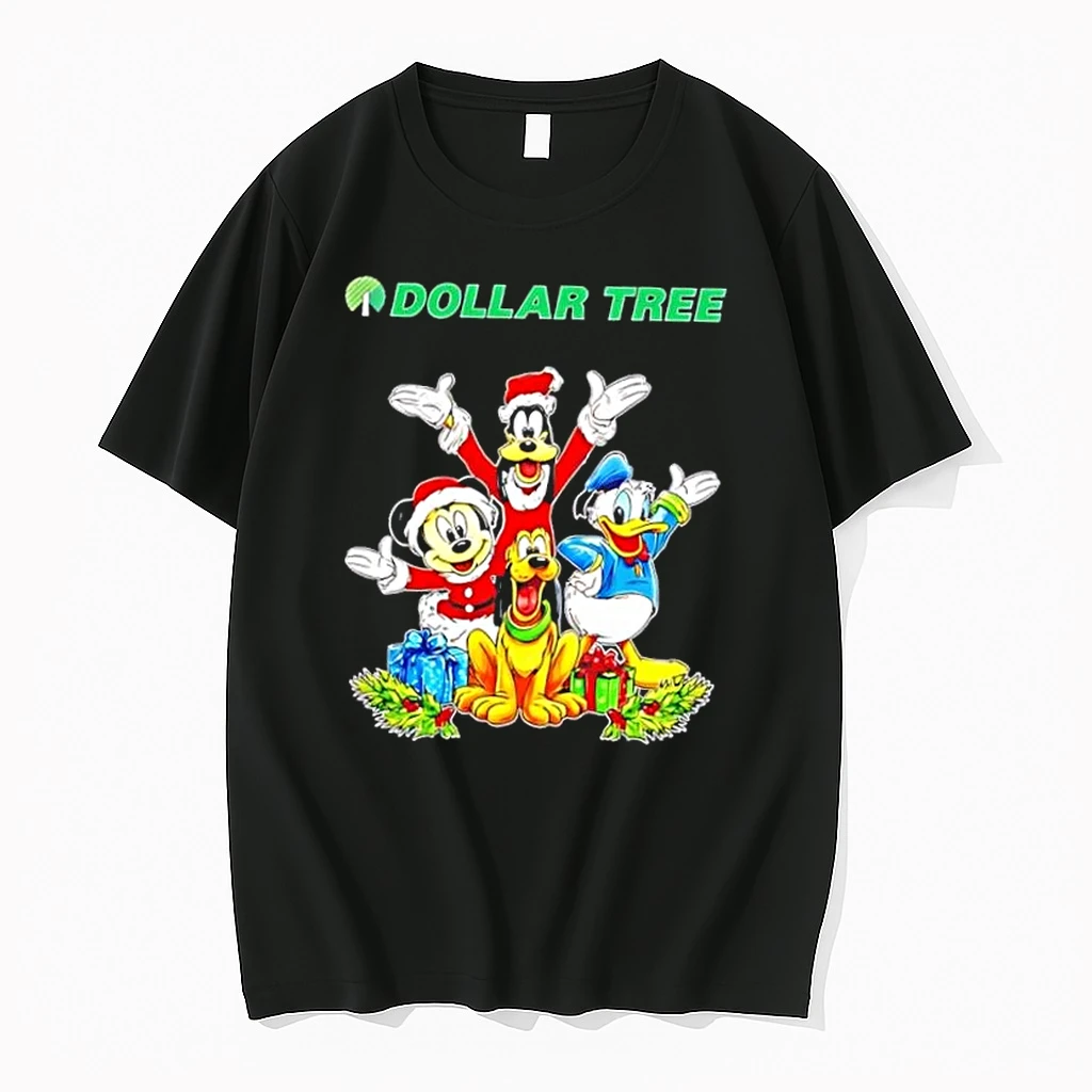 Dollar Tree X Team Mickey Merry Christmas Shirts