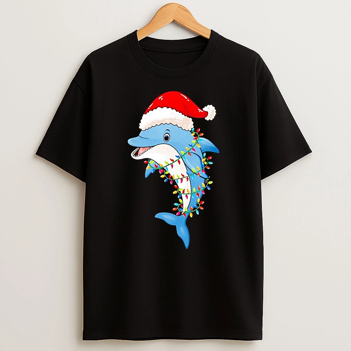 Dolphin Christmas Lights Shirts