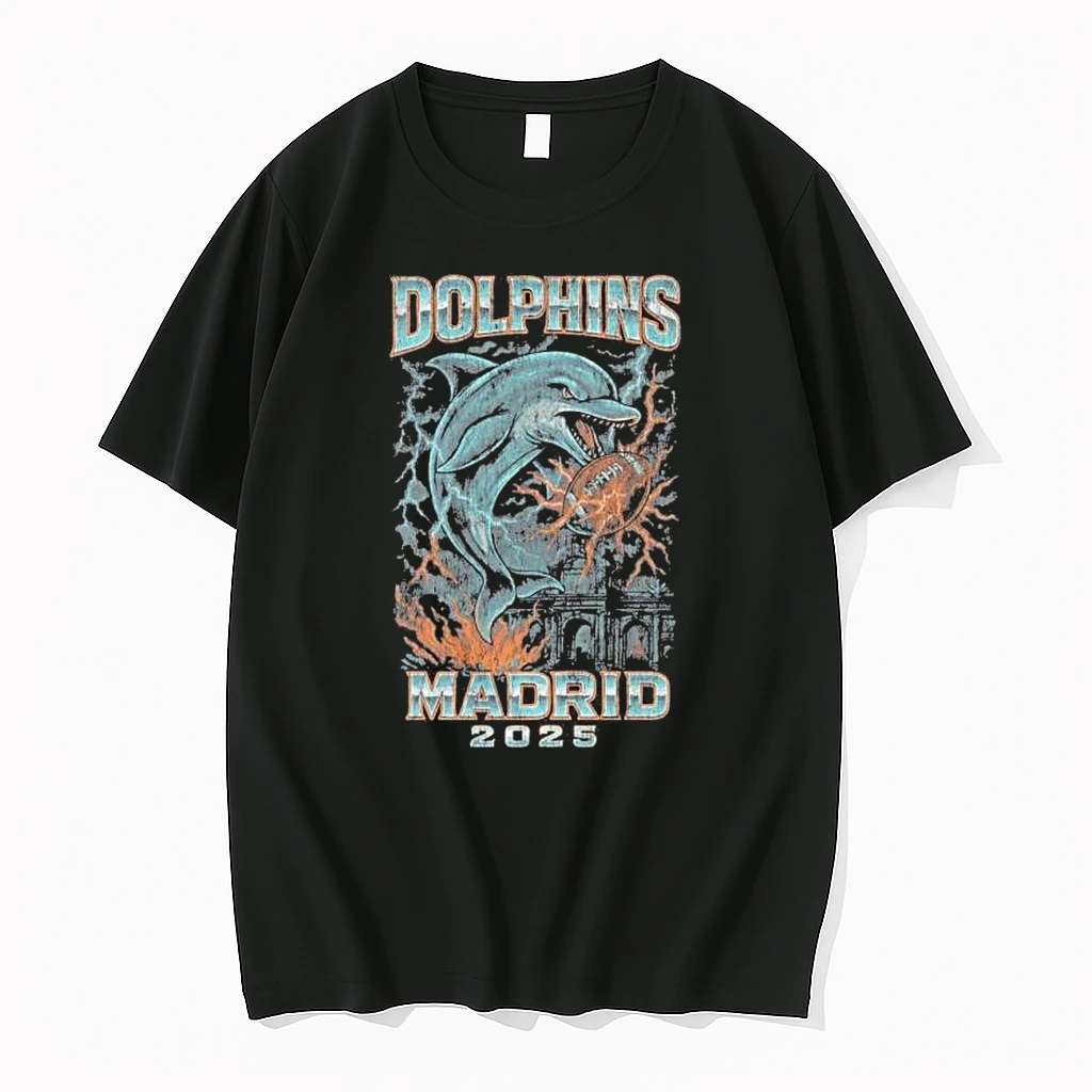 Dolphins Football X Madrid 2025 Vintage Distressed Shirts