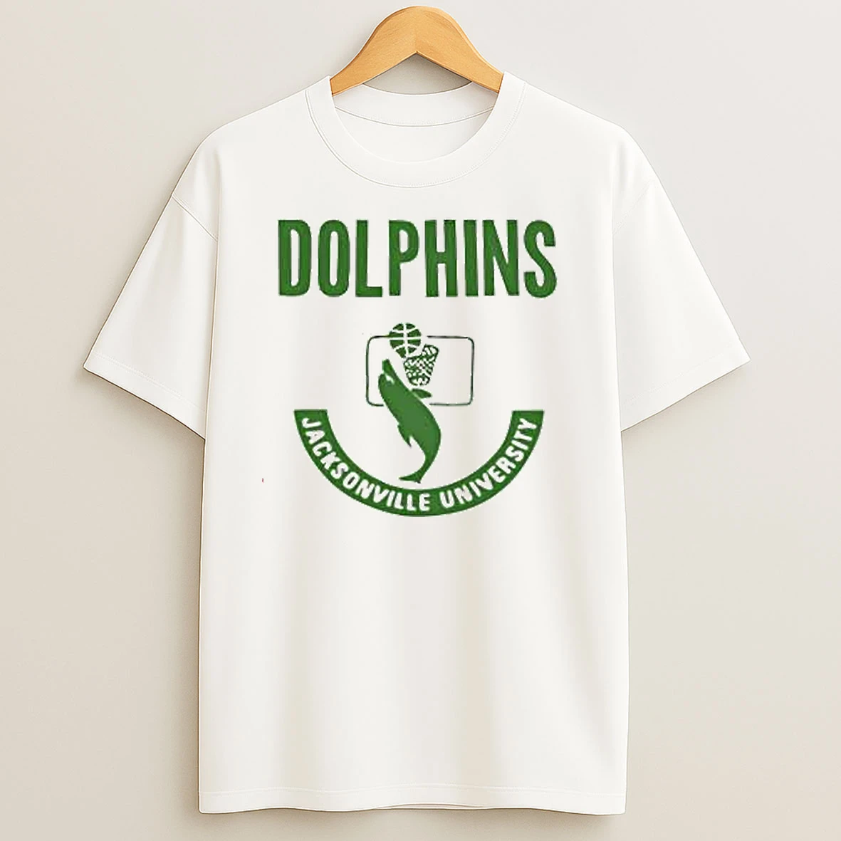 Dolphins Jacksonville University Logo T Shirts