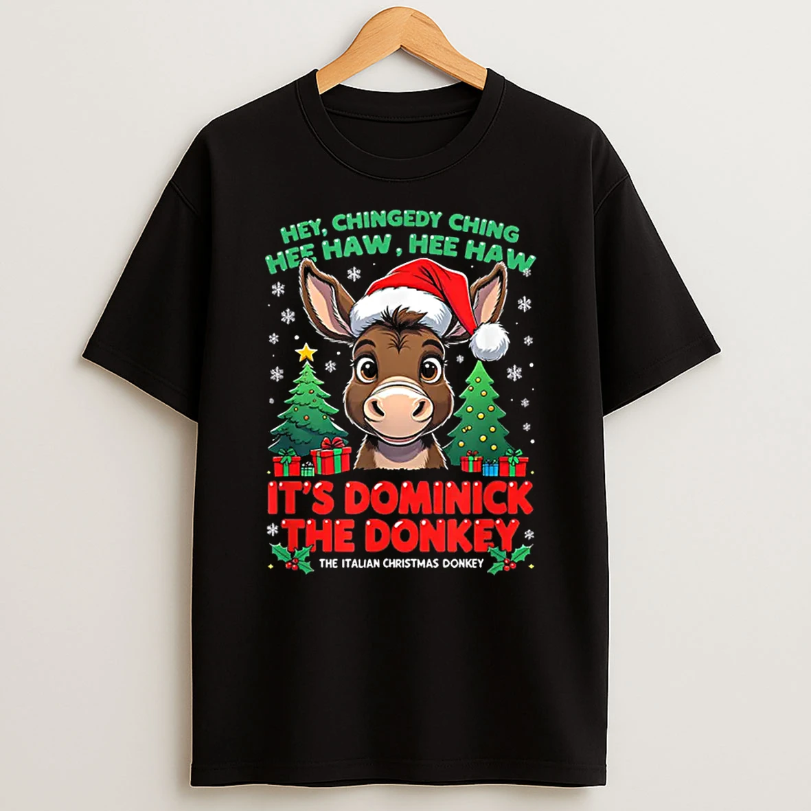 Dominick Donkey Cheer Mi Burrito Sabanero Mexican Christmas Shirts