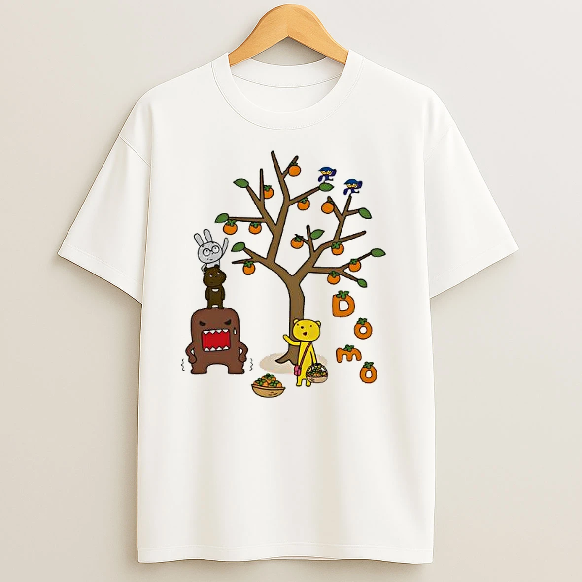 Domo Fall Cartoon Chracters T Shirts