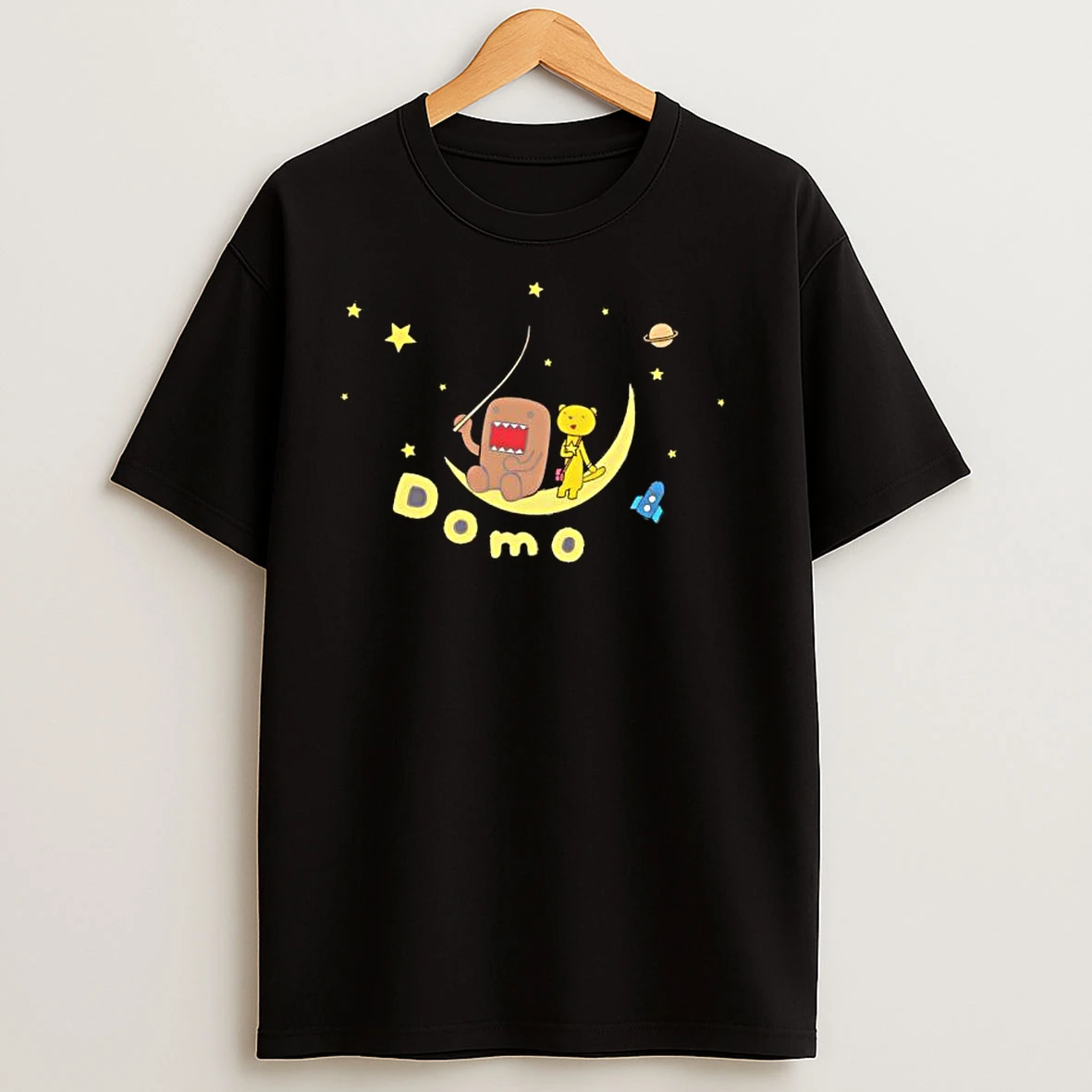 Domo Moon Cartoon Characters T Shirts