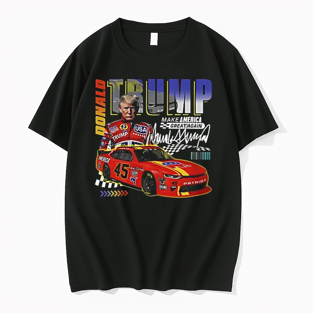 Donald Trump Daytona 500 Nascar 2025 Make America Great Racing Again Signature Shirts