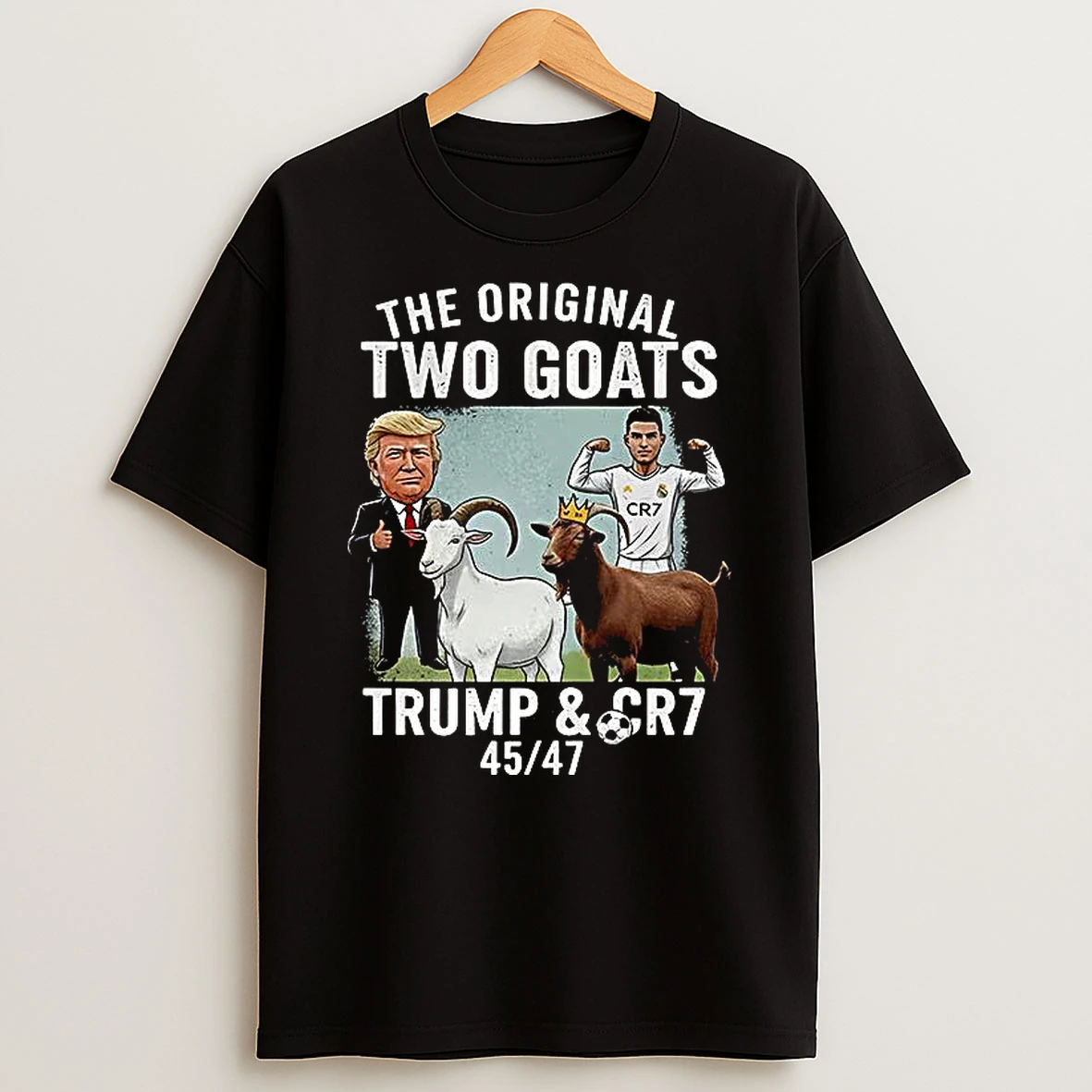 Donald Trump And Cristiano Ronaldo The Two Goats Shirts