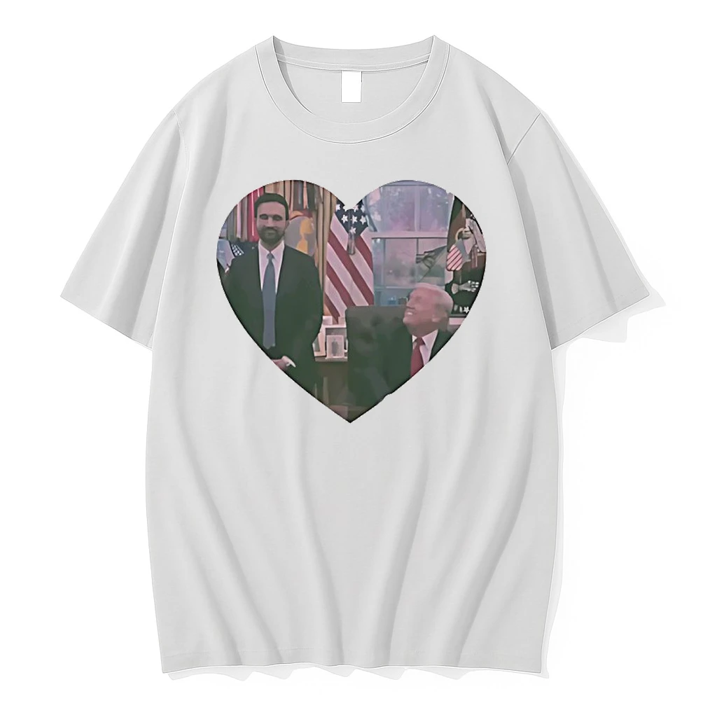Donald Trump Likes Zohran Mamdani Heart Love Shirts