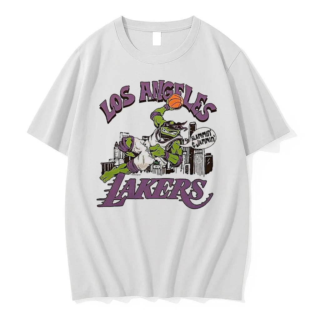 Donatello Teenage Mutant Ninja Turtles X Los Angeles Lakers Basketball Slammin And Jammin Shirts