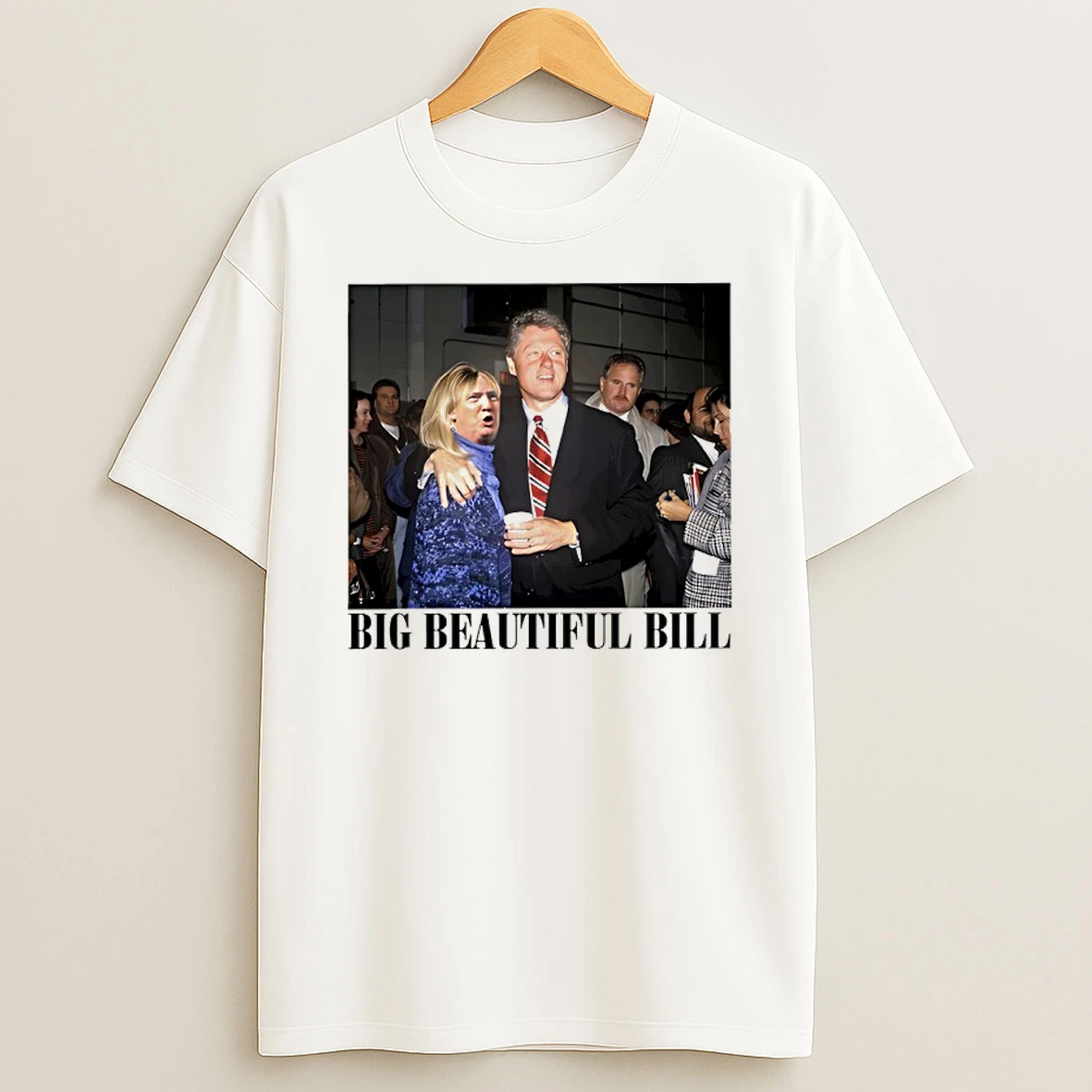 Donica Lewinsky Big Beautiful Bill Clinton Anti Trump Shirts